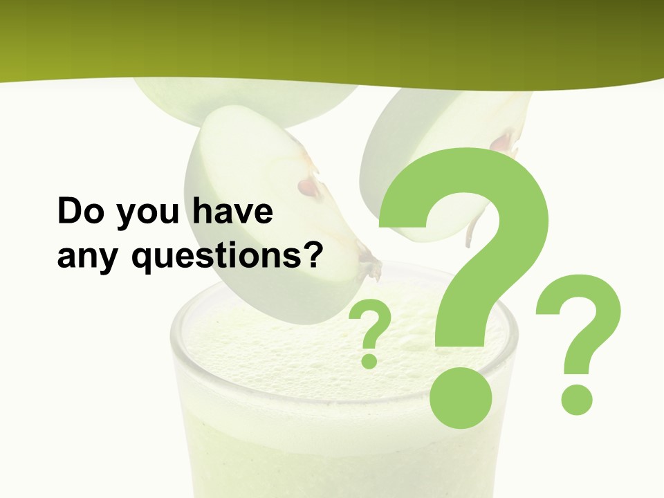 Fresh Apple Glass PowerPoint Template