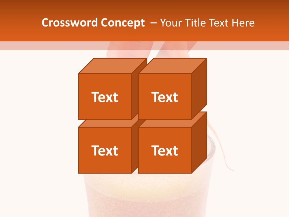Isolated Cut Flying PowerPoint Template