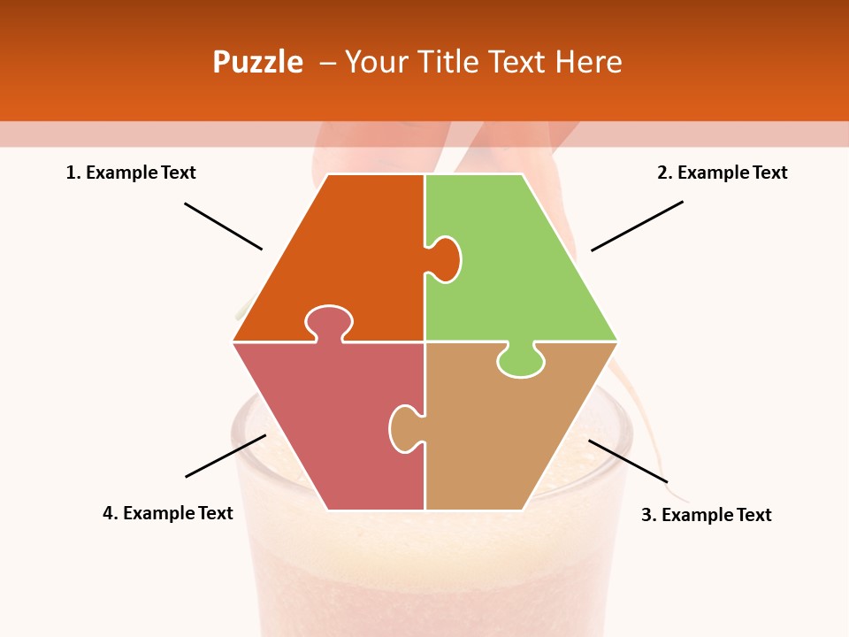 Isolated Cut Flying PowerPoint Template