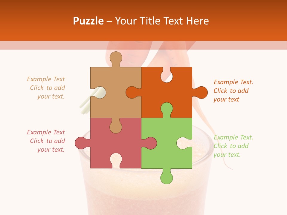 Isolated Cut Flying PowerPoint Template
