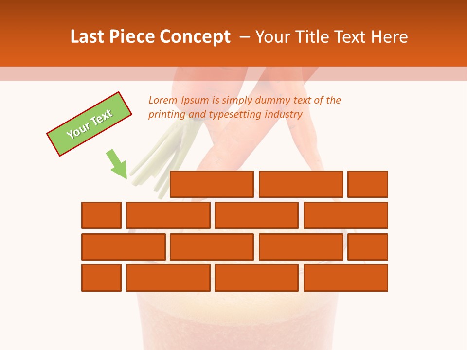 Isolated Cut Flying PowerPoint Template