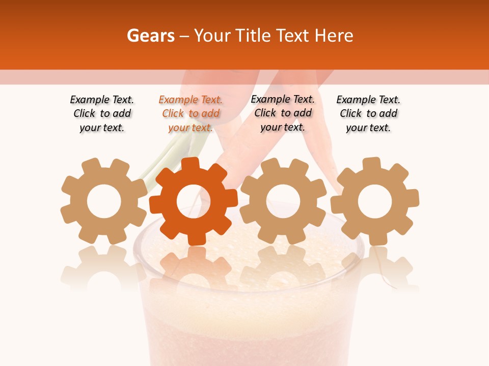 Isolated Cut Flying PowerPoint Template