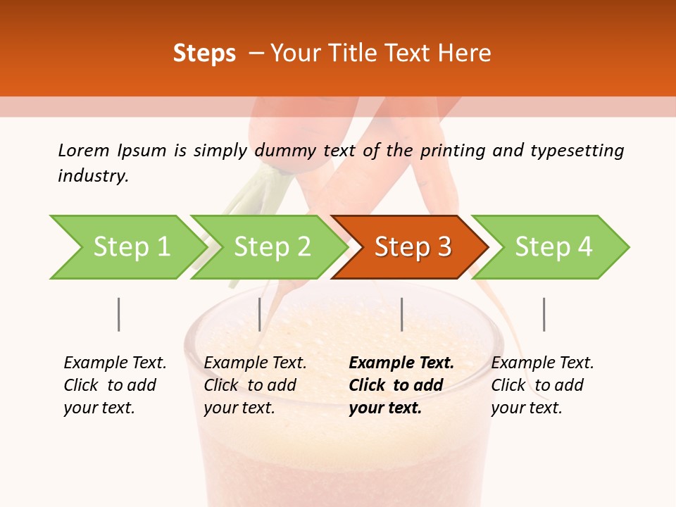 Isolated Cut Flying PowerPoint Template