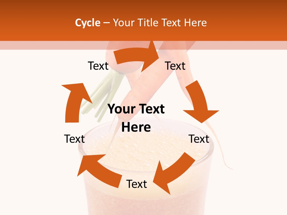 Isolated Cut Flying PowerPoint Template