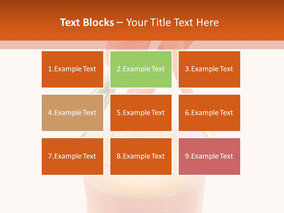 Isolated Cut Flying PowerPoint Template