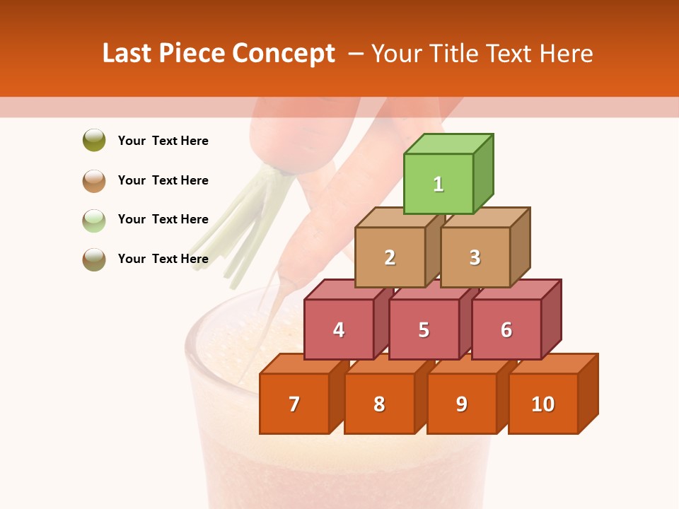 Isolated Cut Flying PowerPoint Template