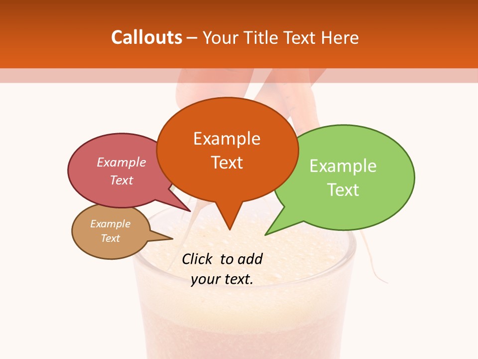Isolated Cut Flying PowerPoint Template