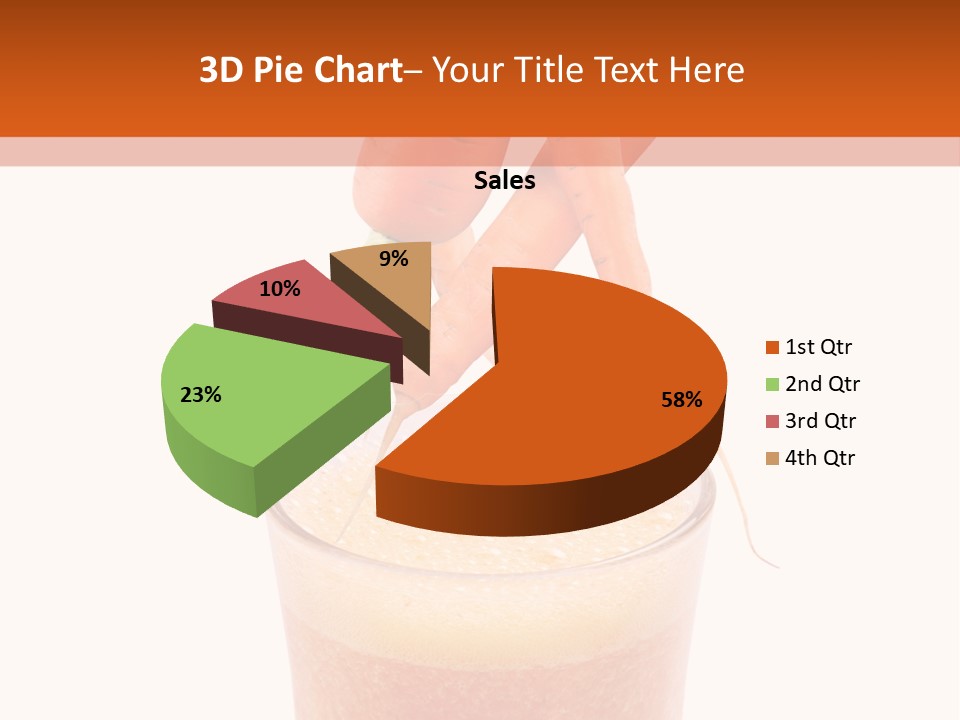 Isolated Cut Flying PowerPoint Template