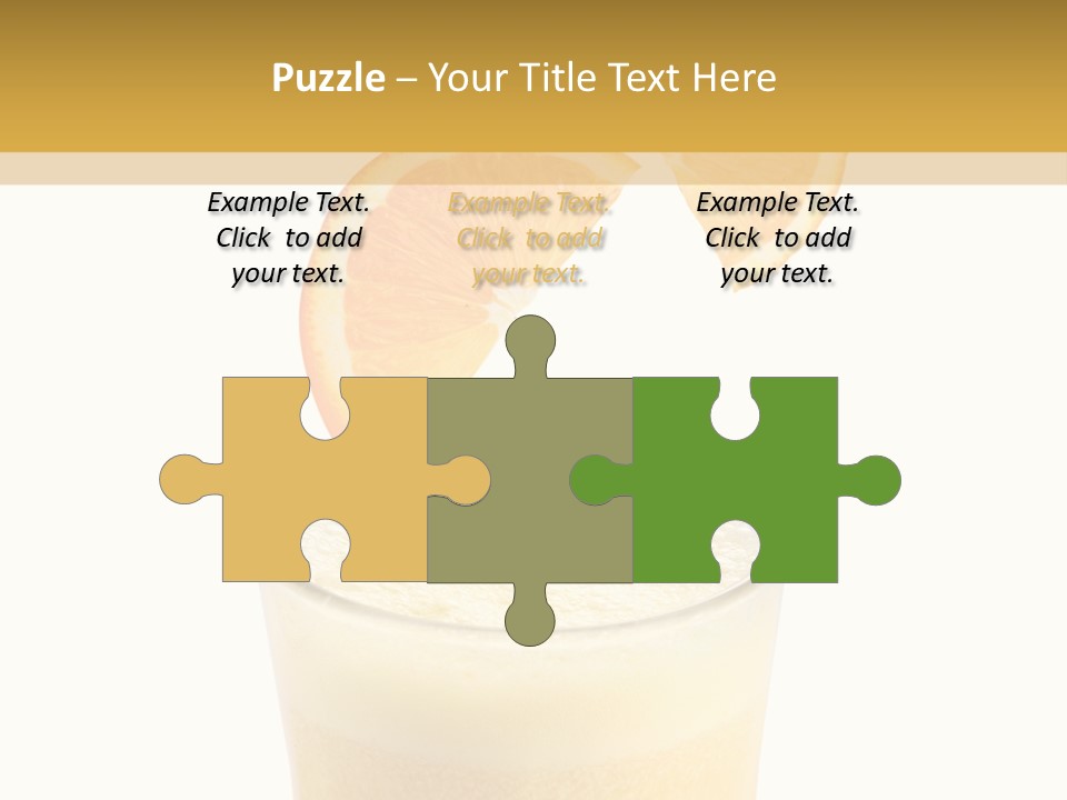 Juice Health Vegetarian PowerPoint Template