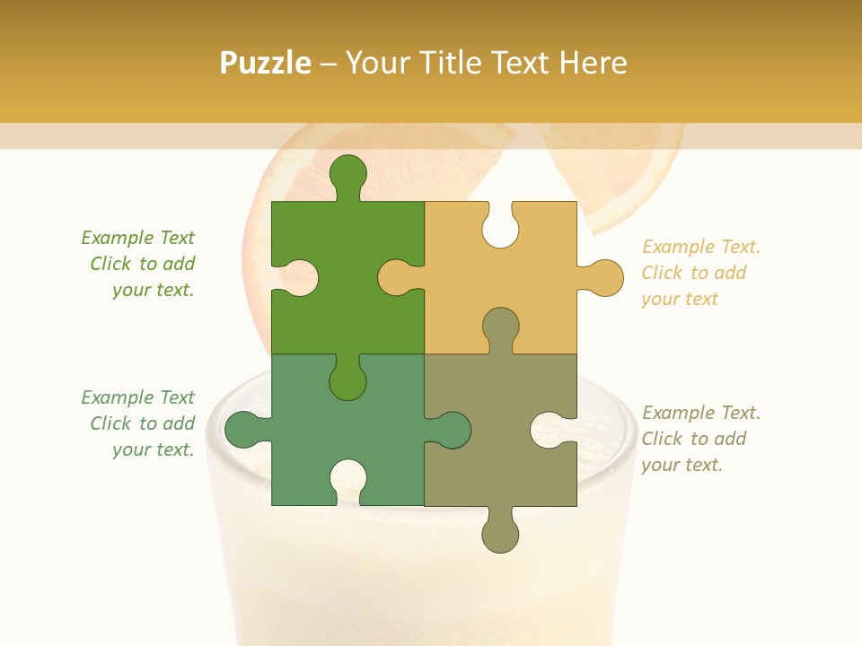 Juice Health Vegetarian PowerPoint Template