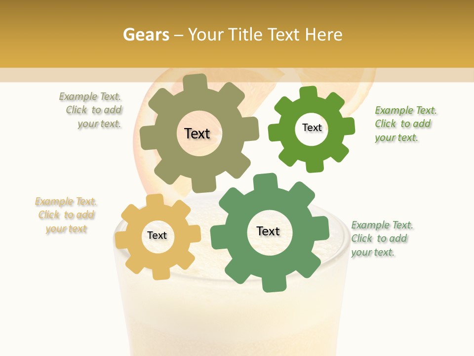 Juice Health Vegetarian PowerPoint Template