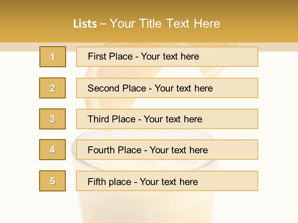 Juice Health Vegetarian PowerPoint Template