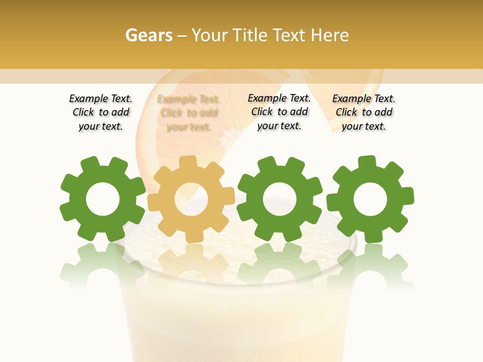 Juice Health Vegetarian PowerPoint Template