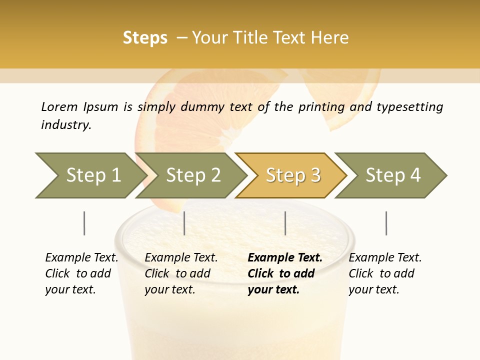 Juice Health Vegetarian PowerPoint Template