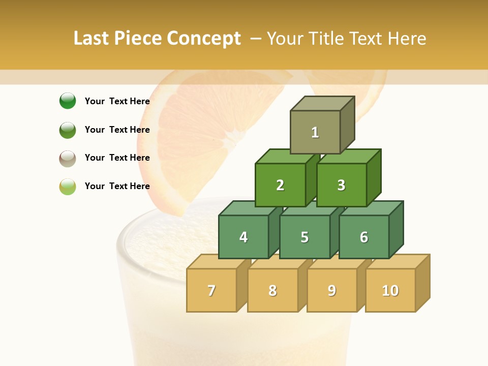Juice Health Vegetarian PowerPoint Template