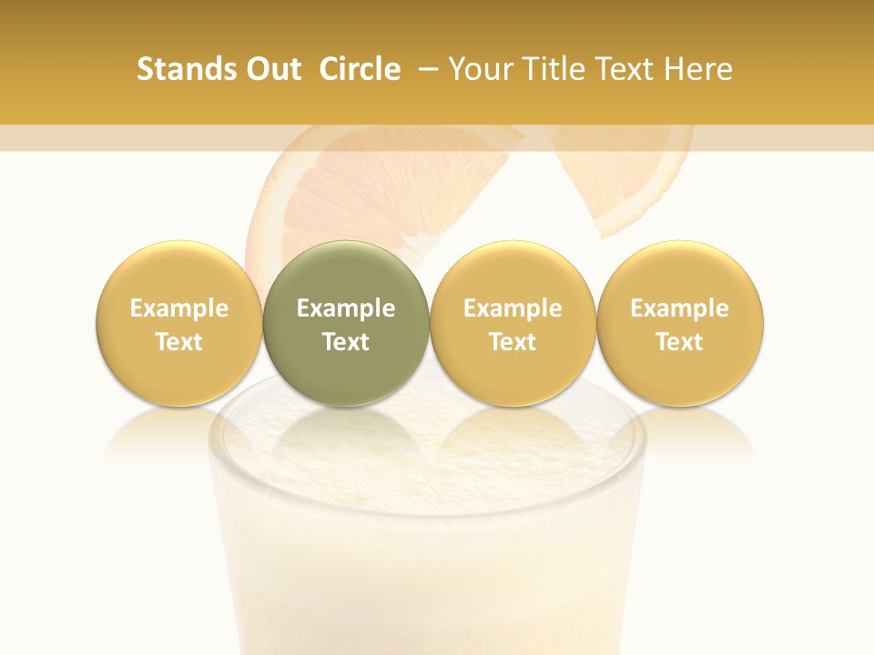 Juice Health Vegetarian PowerPoint Template