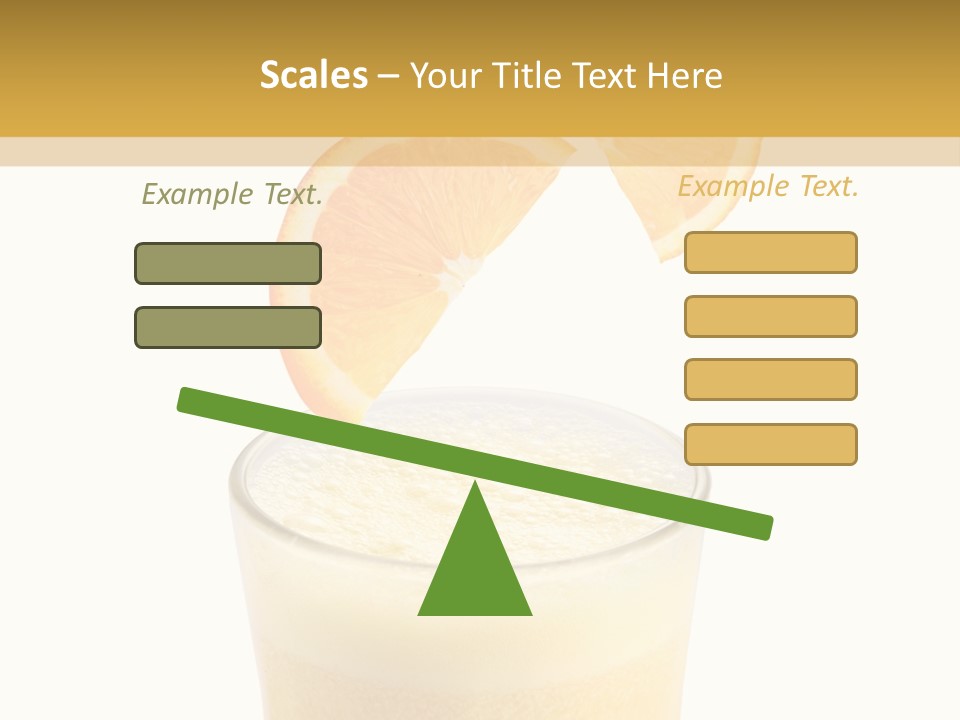 Juice Health Vegetarian PowerPoint Template