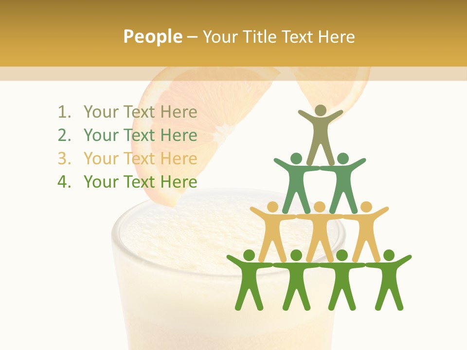 Juice Health Vegetarian PowerPoint Template