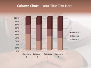 Sad Father Portrait PowerPoint Template