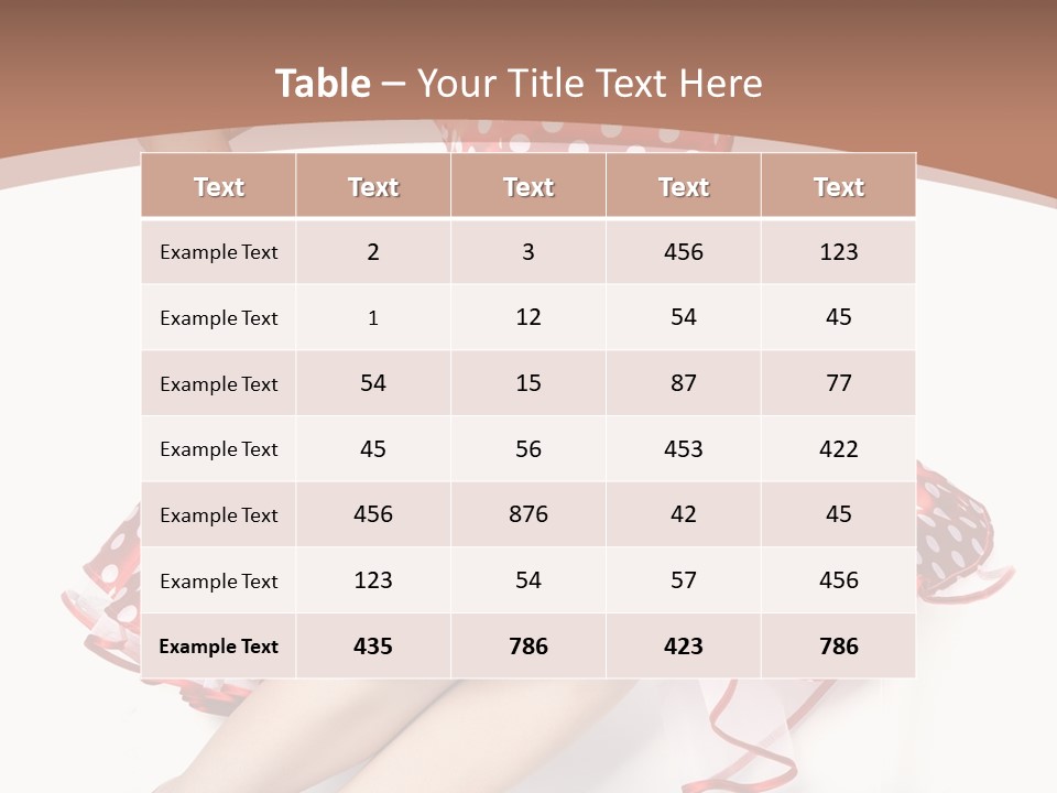 Make Up Professional Pose PowerPoint Template