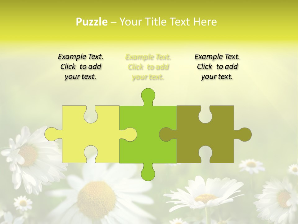 Close Up Medicine Bloom PowerPoint Template