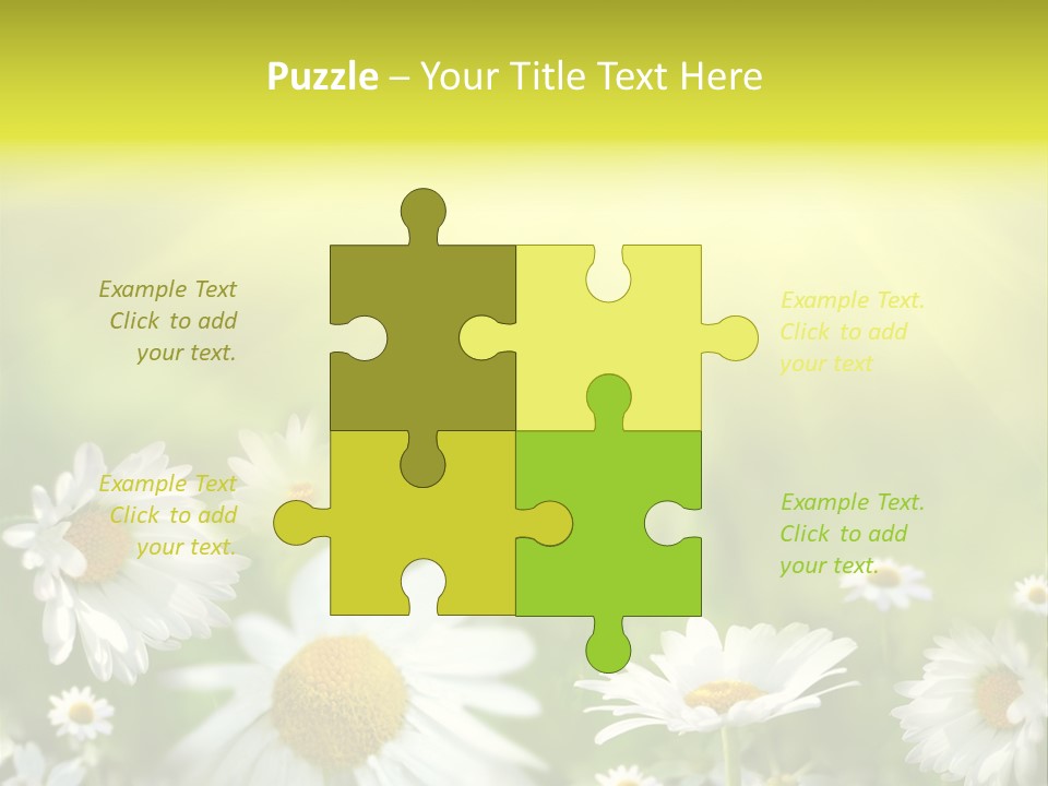 Close Up Medicine Bloom PowerPoint Template