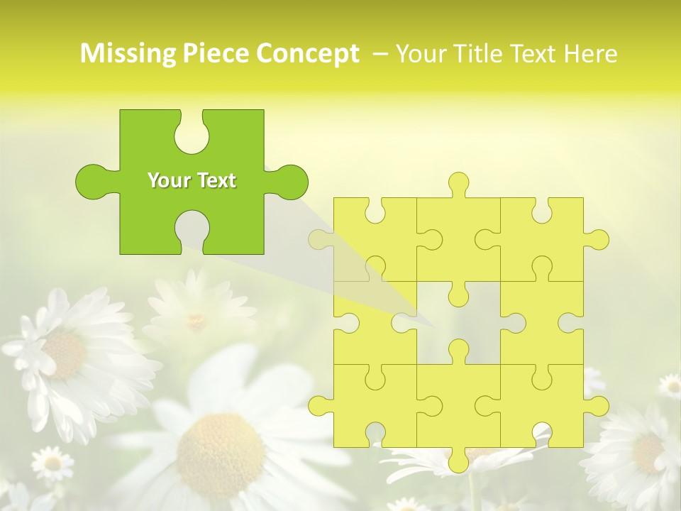 Close Up Medicine Bloom PowerPoint Template