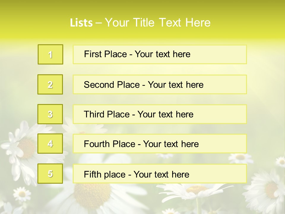 Close Up Medicine Bloom PowerPoint Template