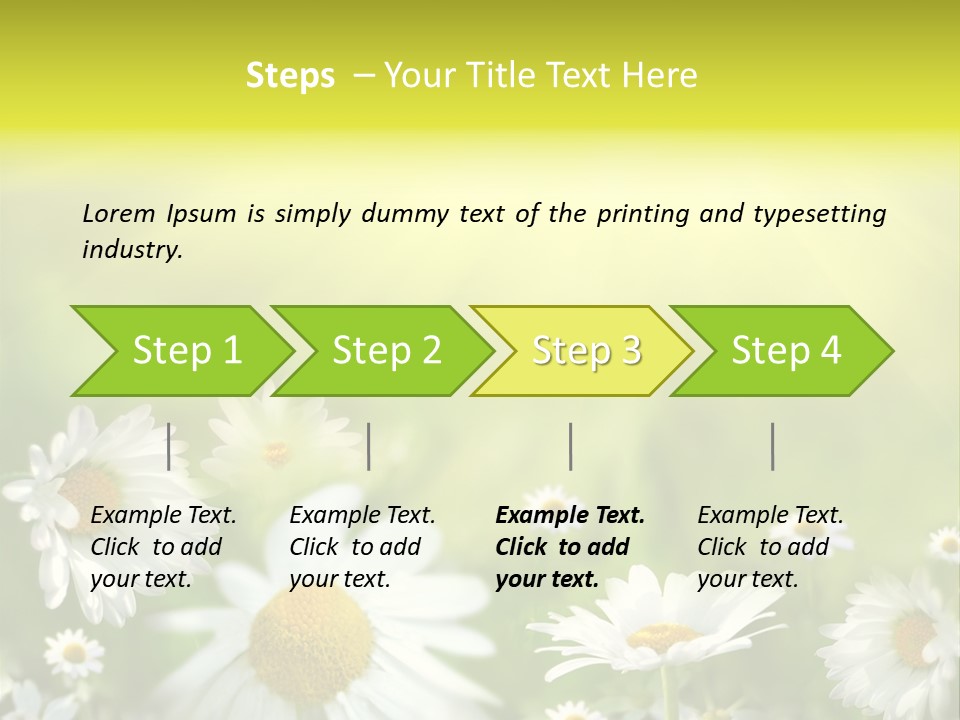 Close Up Medicine Bloom PowerPoint Template