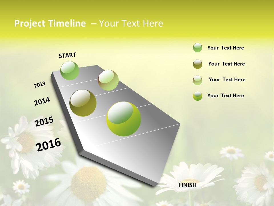 Close Up Medicine Bloom PowerPoint Template