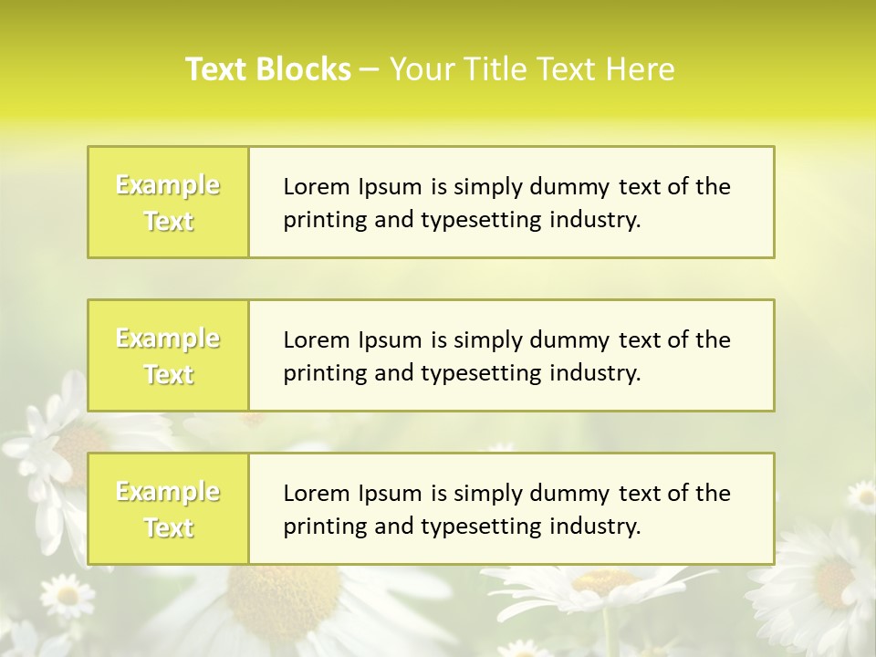Close Up Medicine Bloom PowerPoint Template