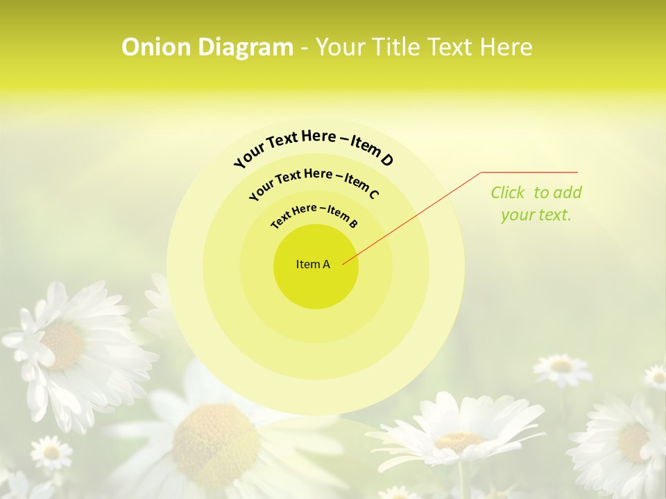 Close Up Medicine Bloom PowerPoint Template