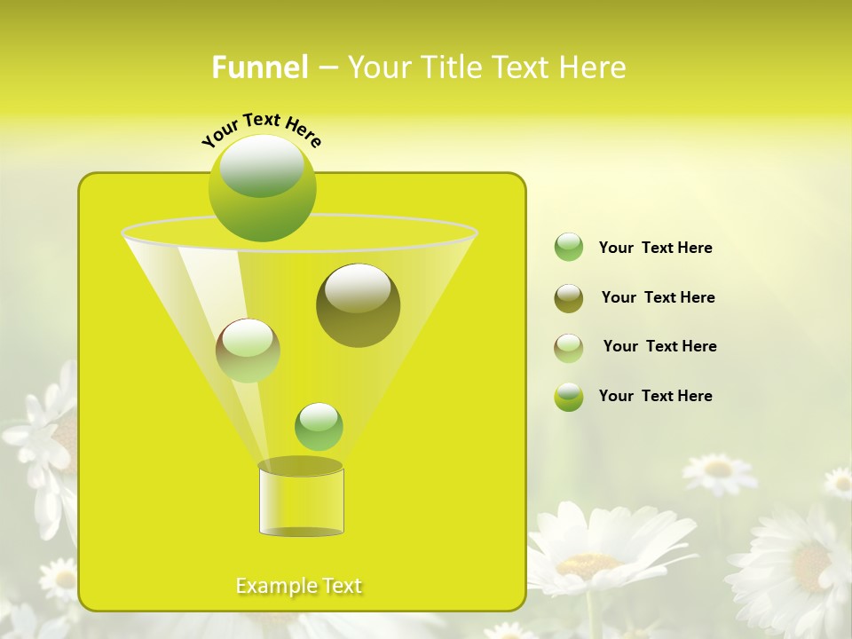 Close Up Medicine Bloom PowerPoint Template