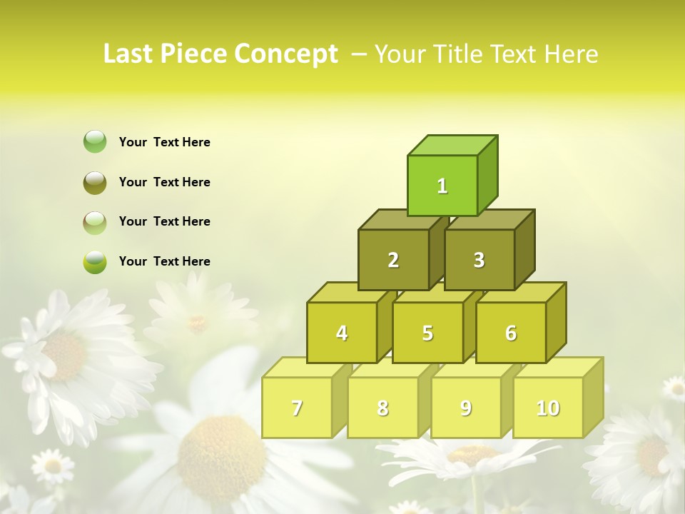 Close Up Medicine Bloom PowerPoint Template