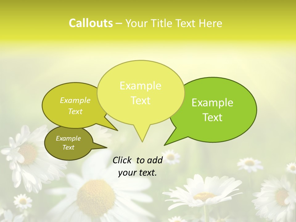 Close Up Medicine Bloom PowerPoint Template