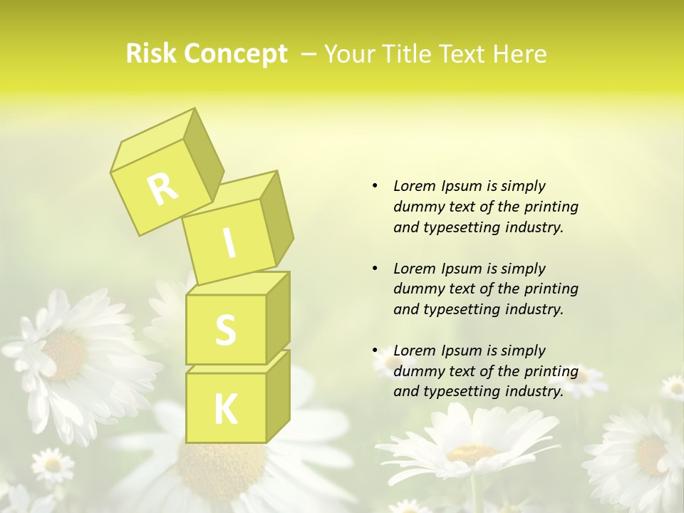 Close Up Medicine Bloom PowerPoint Template