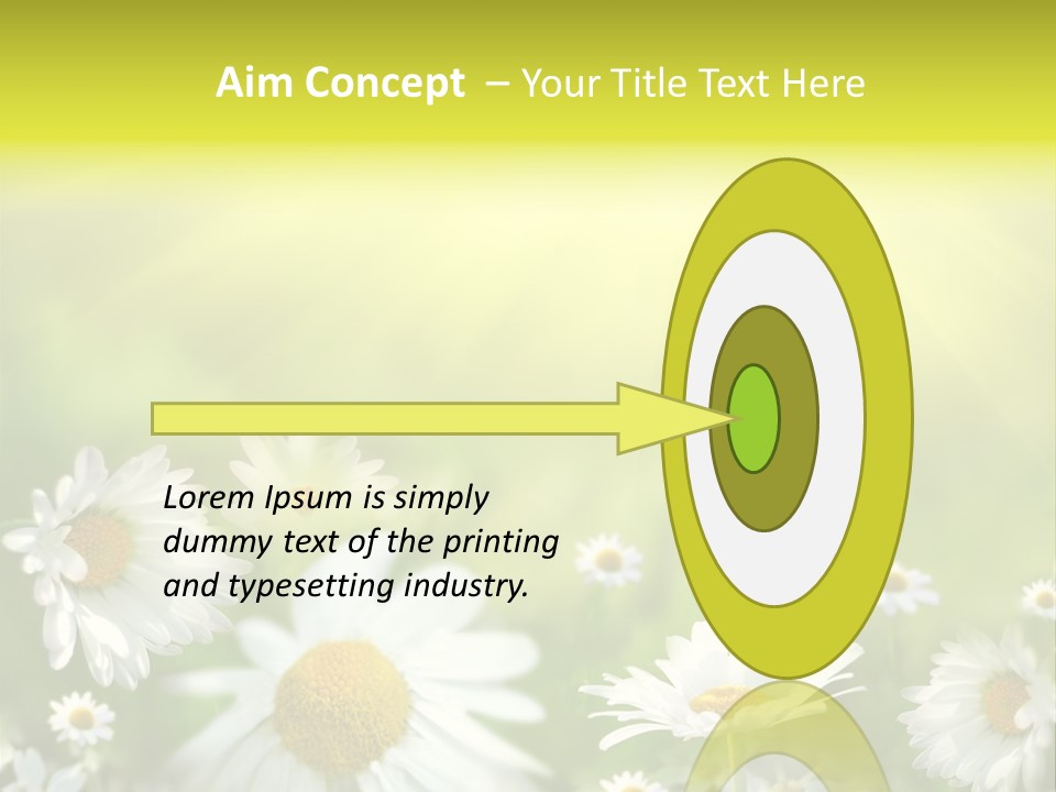 Close Up Medicine Bloom PowerPoint Template