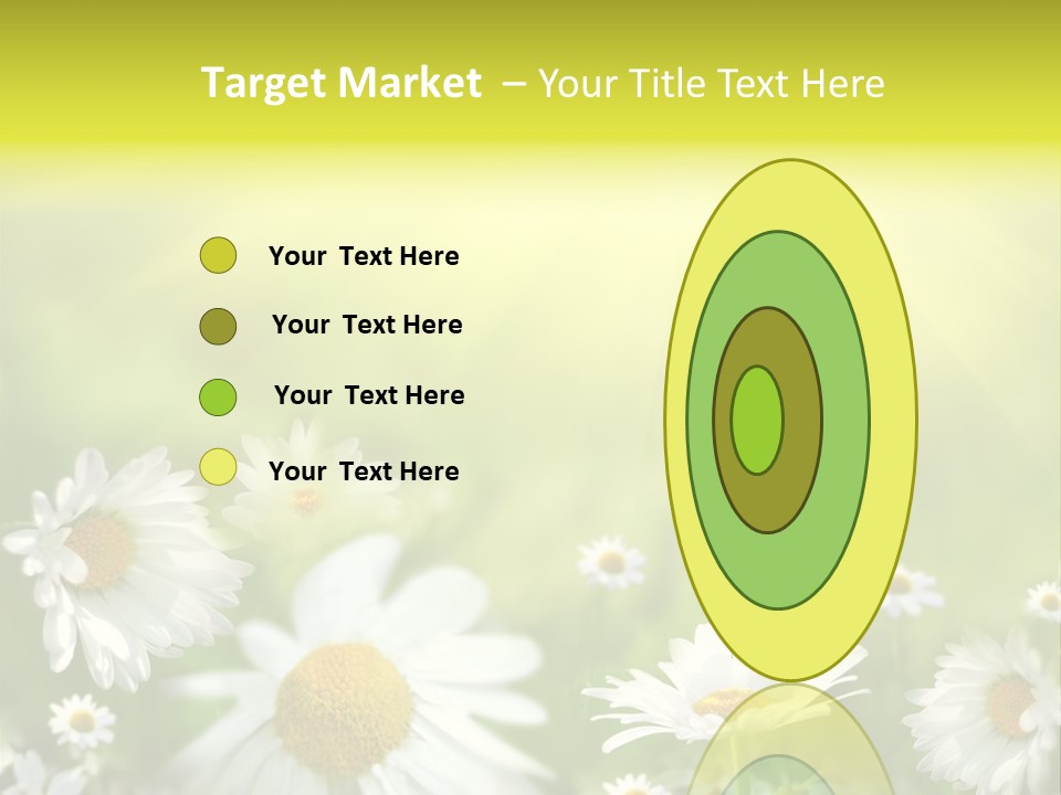 Close Up Medicine Bloom PowerPoint Template