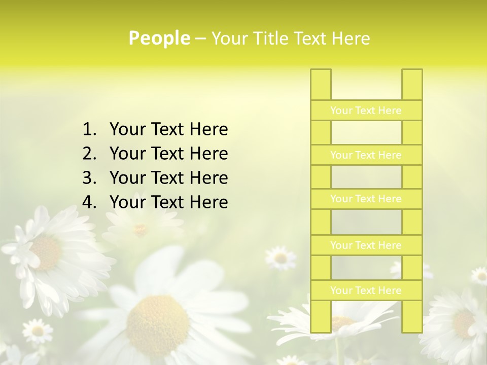 Close Up Medicine Bloom PowerPoint Template