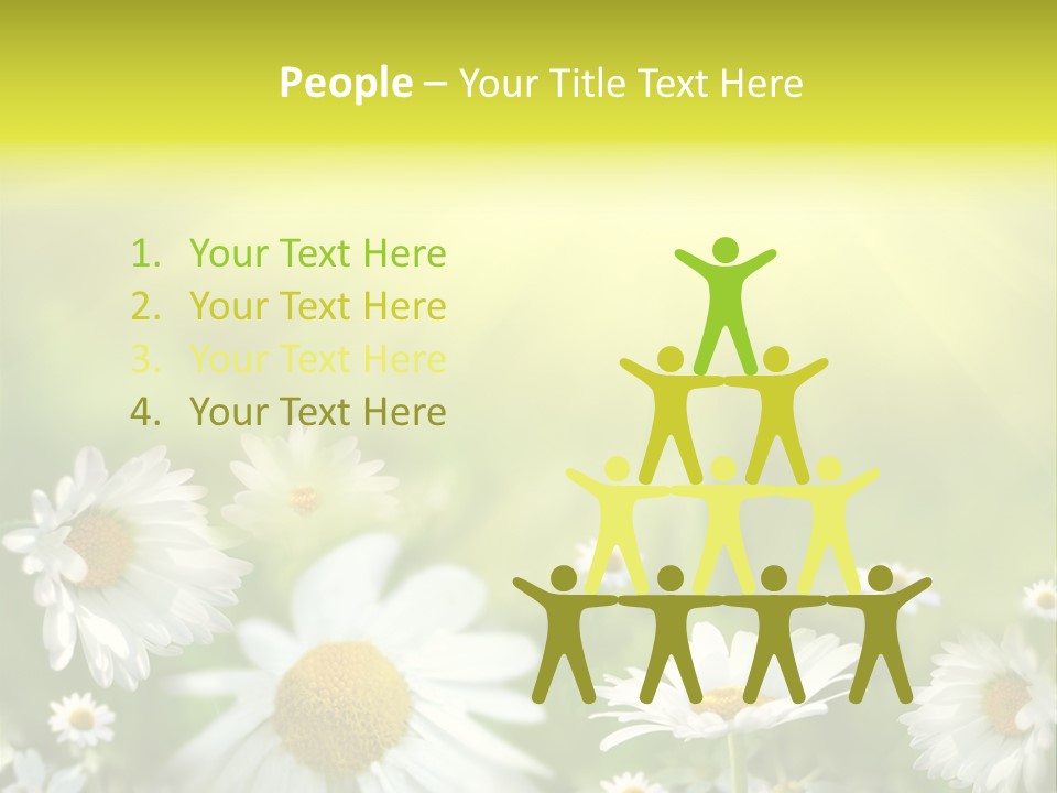 Close Up Medicine Bloom PowerPoint Template