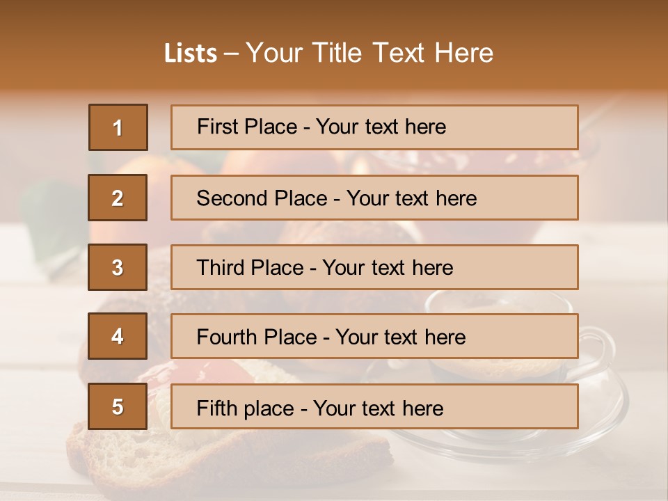 Jelly Marmalade Continental PowerPoint Template