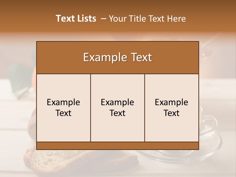 Jelly Marmalade Continental PowerPoint Template