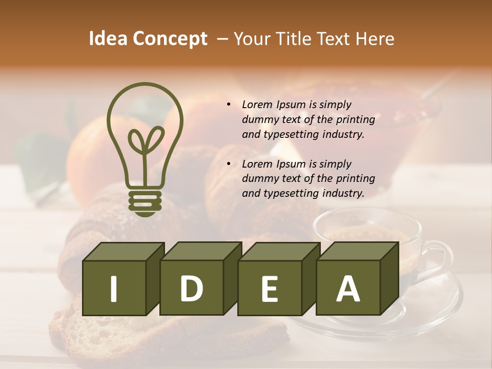 Jelly Marmalade Continental PowerPoint Template