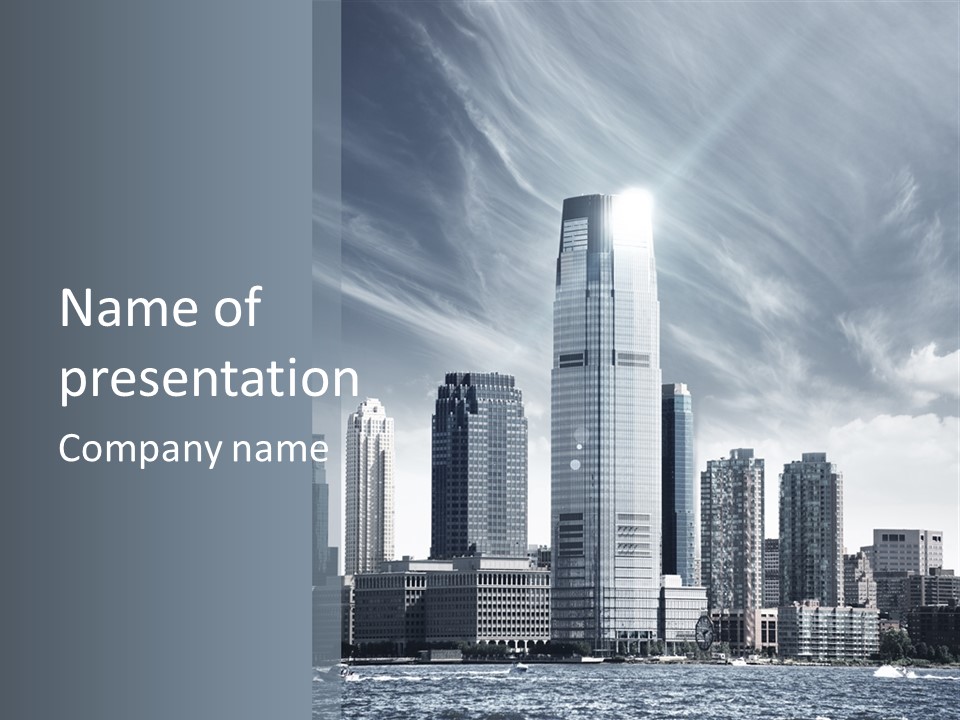 Cold Architecture Built PowerPoint Template