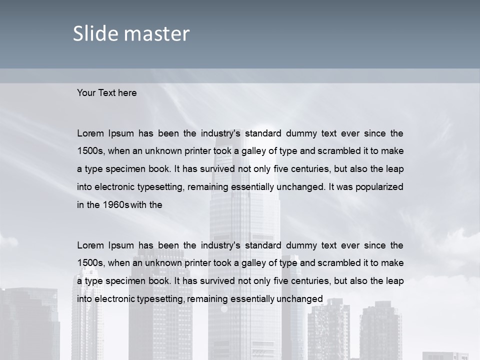 Cold Architecture Built PowerPoint Template