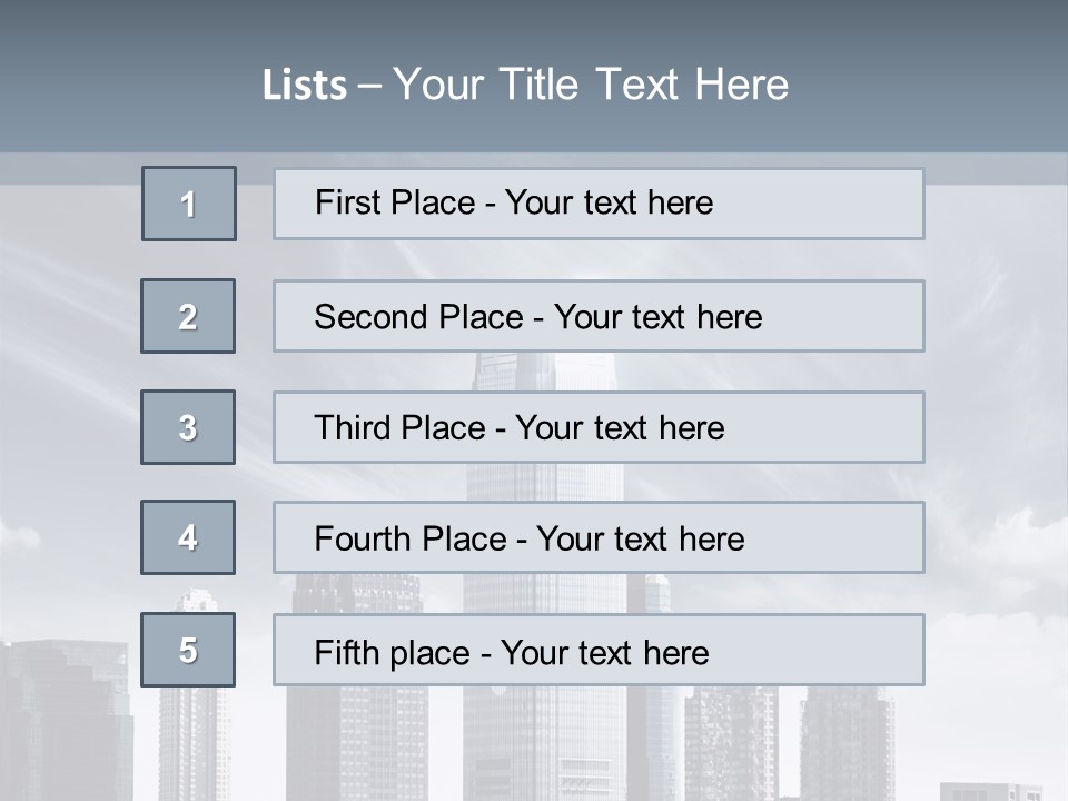 Cold Architecture Built PowerPoint Template