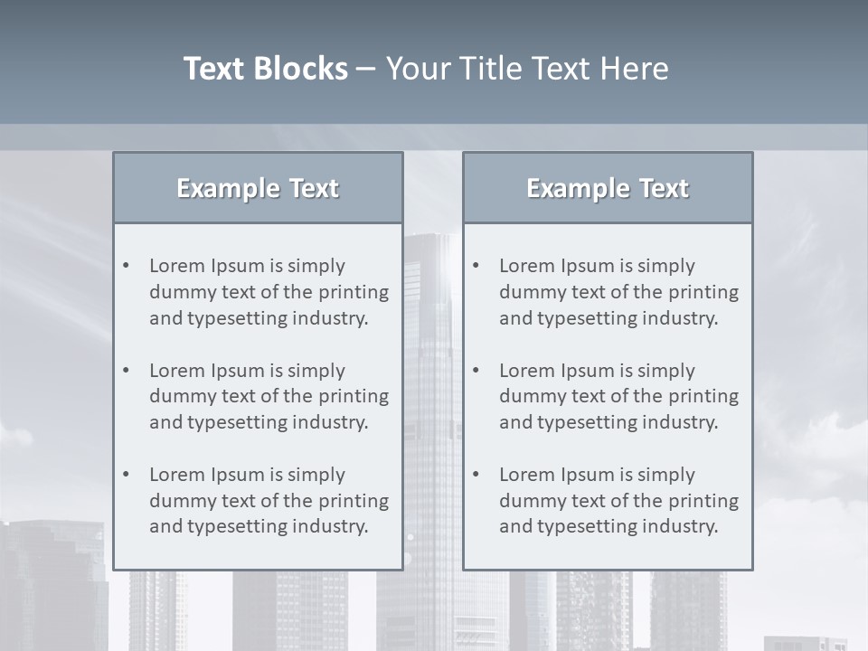 Cold Architecture Built PowerPoint Template