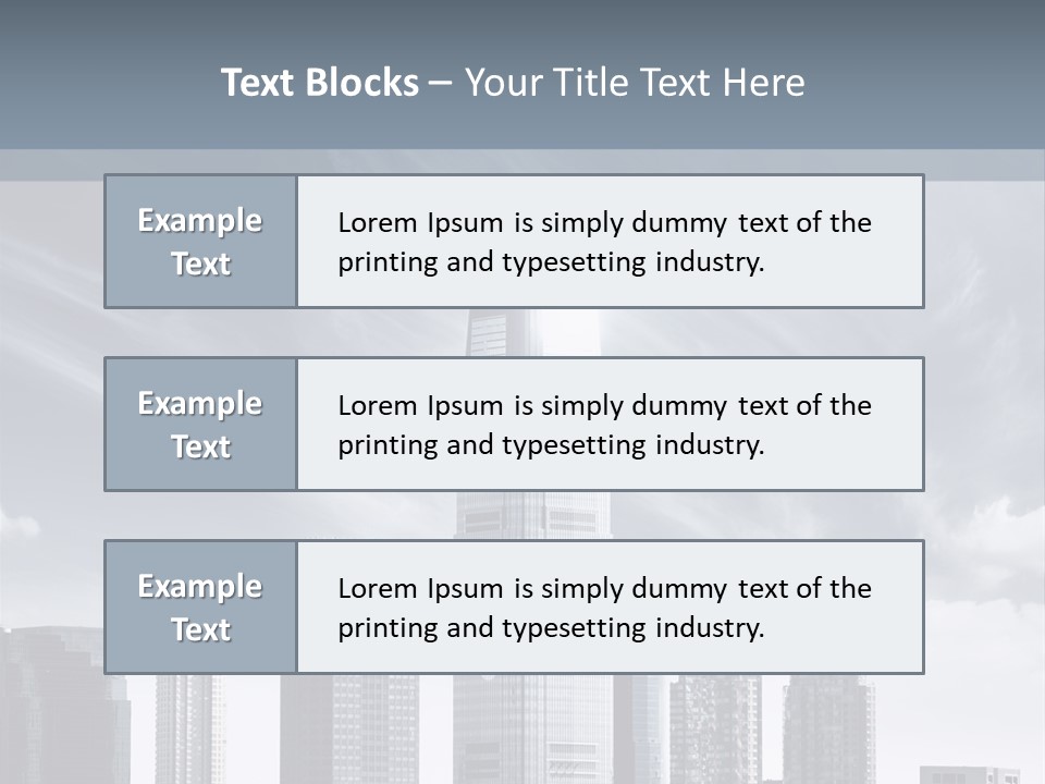 Cold Architecture Built PowerPoint Template