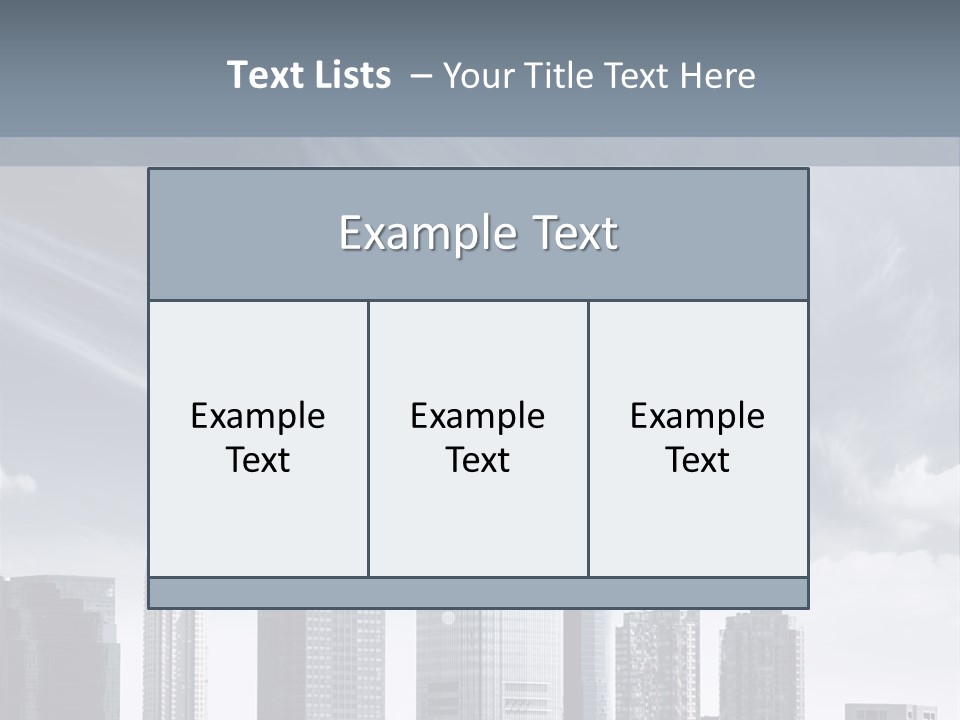 Cold Architecture Built PowerPoint Template