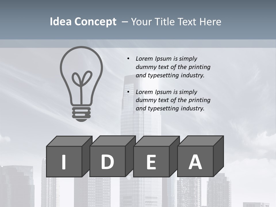 Cold Architecture Built PowerPoint Template